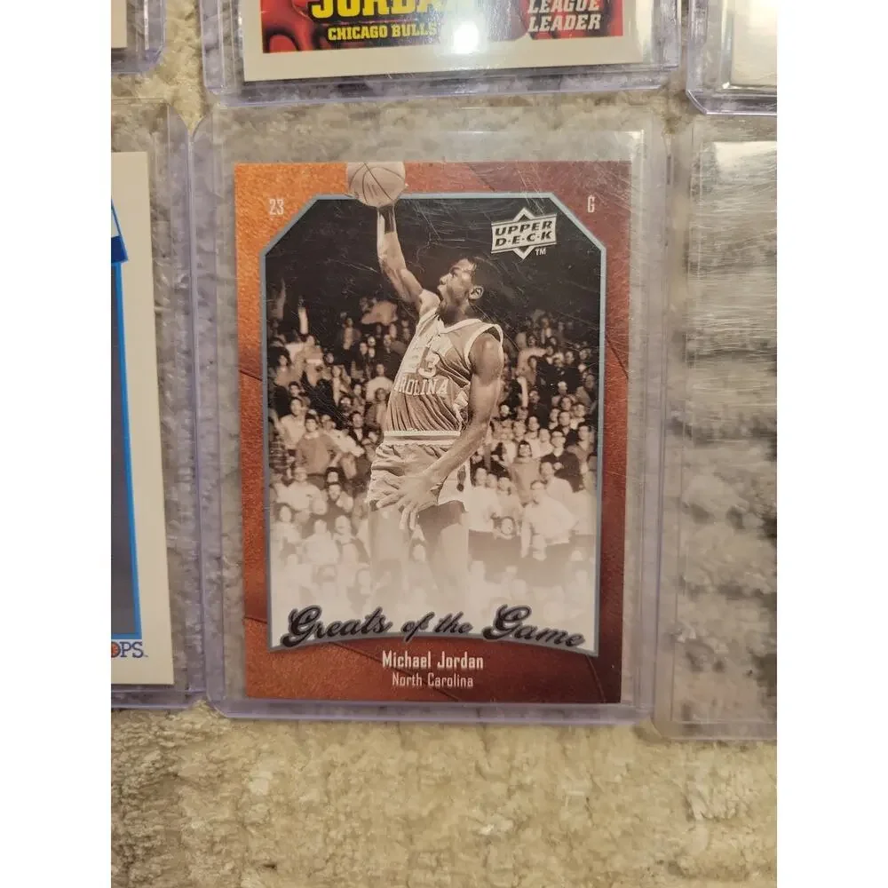 Michael Jordan Lot 9 Cards upper deck Chicago Bulls Basketball Cards